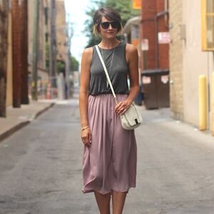 LOFT Duet Midi Dress